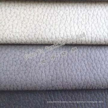 Polyester geprägtem samt Wildleder Sofa Stoff (G69-25)